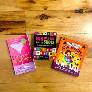 Cocktail cook books (three books)